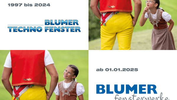 Blumer Techno Fenster wird zu Blumer Fensterwerke